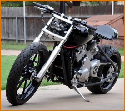 V-rod оснастили хардтейлом